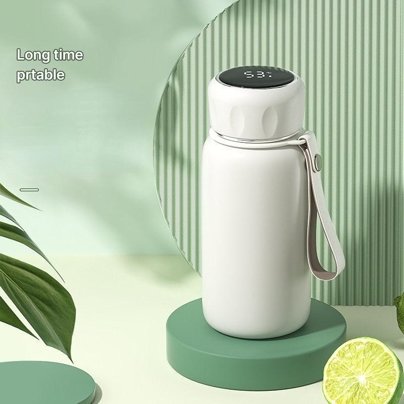 Portable Water Cup Thermos Cup 380ml Vacuum Flasks Portable Stainless Steel Thermos Cup Water Bottle Travel Tea Mug Office Thermos Cup