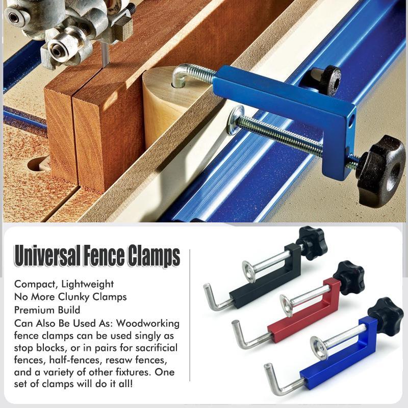 Quick Lock G Fence Clamps 360 Rotating Adjustable Universal Woodworking Tool for Handmade Furniture Making