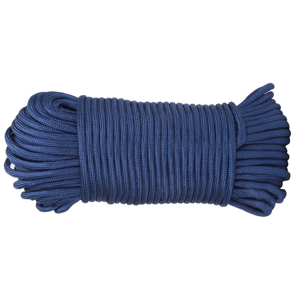 650 Military Specification 10 Core Climbing Rope Outdoor Drying String Rescue RopeNavy Blue