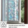 1Roll Camellia Pattern Window Film - Self - Adhesive, Privacy & Heat Control, for Bathroom & Kitchen