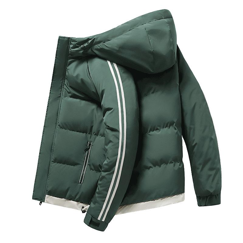 

Casual Men s Cotton Jacket Hooded Design Versatile Winter Warm 4XL