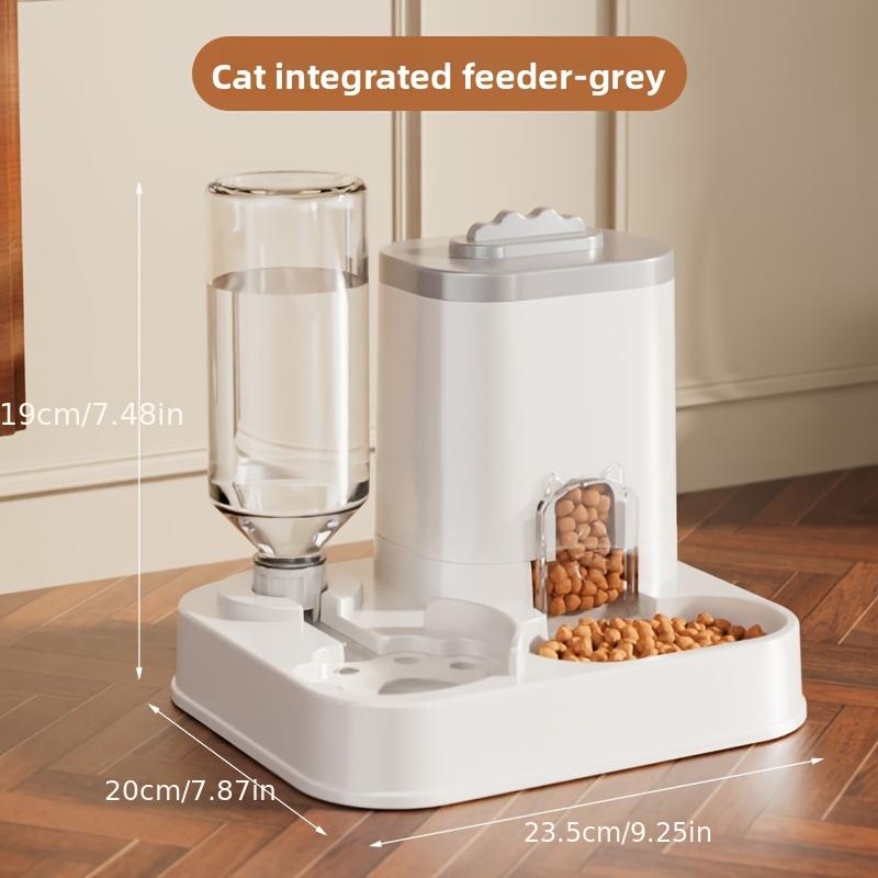 

Auto Cat Dog Water Dispenser Builtin Bowl 1 To 10l No Battery Durable 24hr Stylish Accessory Perfect Holiday Gift Pet Lovers серый