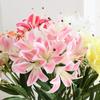 Simulated Flower Multi Head Lily Living Room Dining Table Vase Arrangement Wedding Decoration Photography Studio Props Bouquet