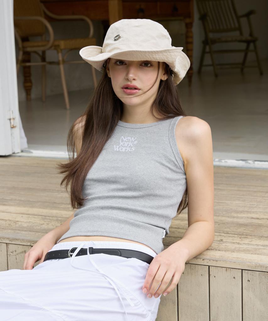 Nyuyogwogseu Safari Bucket Hat_ Beige