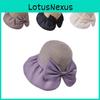 Summer Womens Fisherman Hat With Large Brim And Butterfly Bow For Sun Protection And Breathability