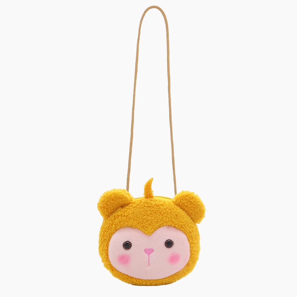 Módní dětská crossbody taška s motivem malého pandího kočky, peněženka na mince pro dívky