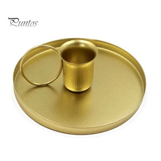 Candlestick Candle Holder European Style Wear-resistant Wrought Stand Iron Taper for Wedding Home