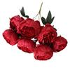 Simulated 7- Bouquet Of And Herbaceous, Perfect For Weddings, Home Decorations, Wall Displays, And Hand- Bouquets.