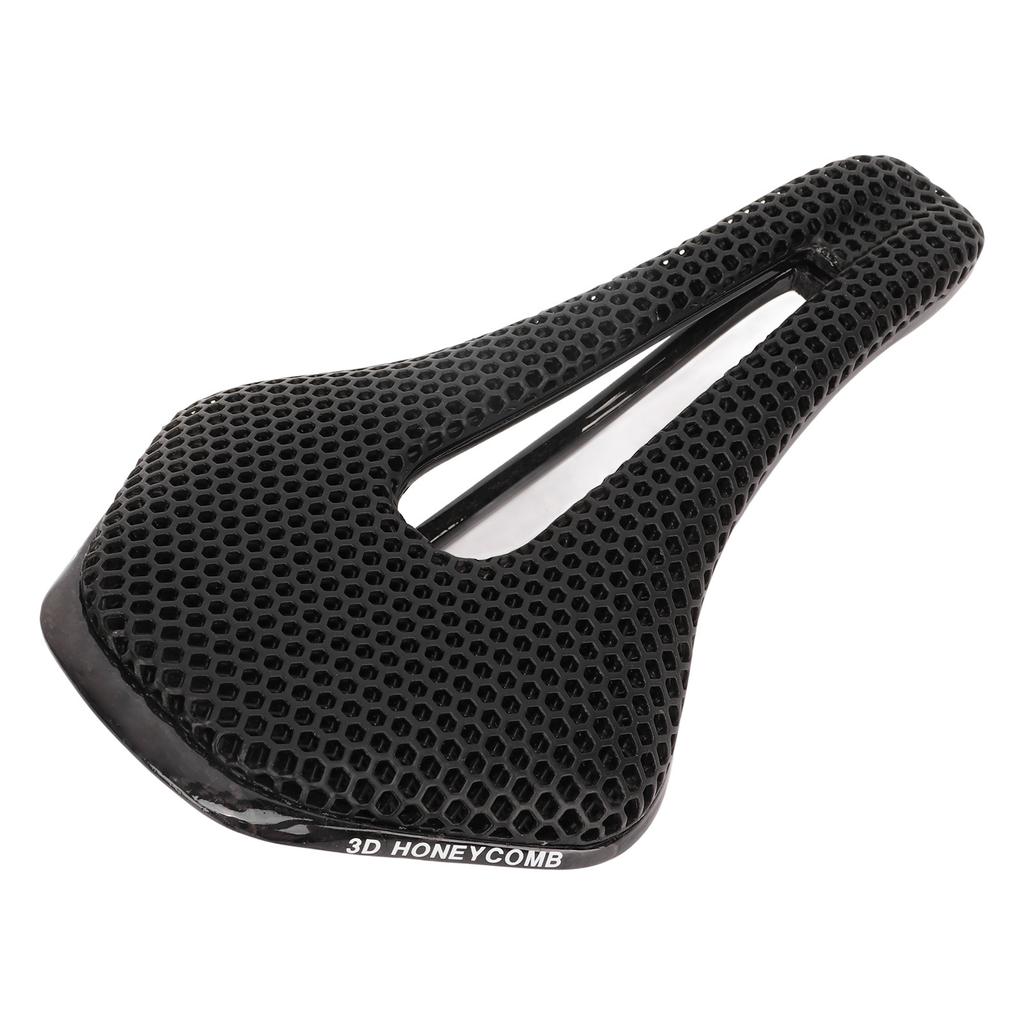 Bike Saddle 3D Printed Beehive Structure Middle Hollow Cycling Saddle Lightweight Breathable Racing