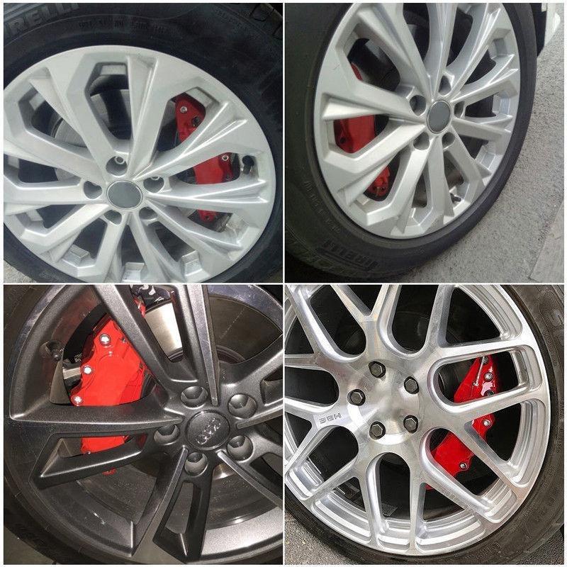 2 STK Passer til bilhjul Bremsecaliperdeksel foran bak støvmotstand Hot Salg