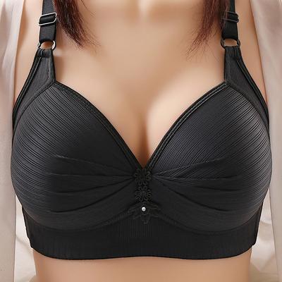 Women's Bra Without Steel Ring Thin Cup Three-Breasted Ladies Underwear