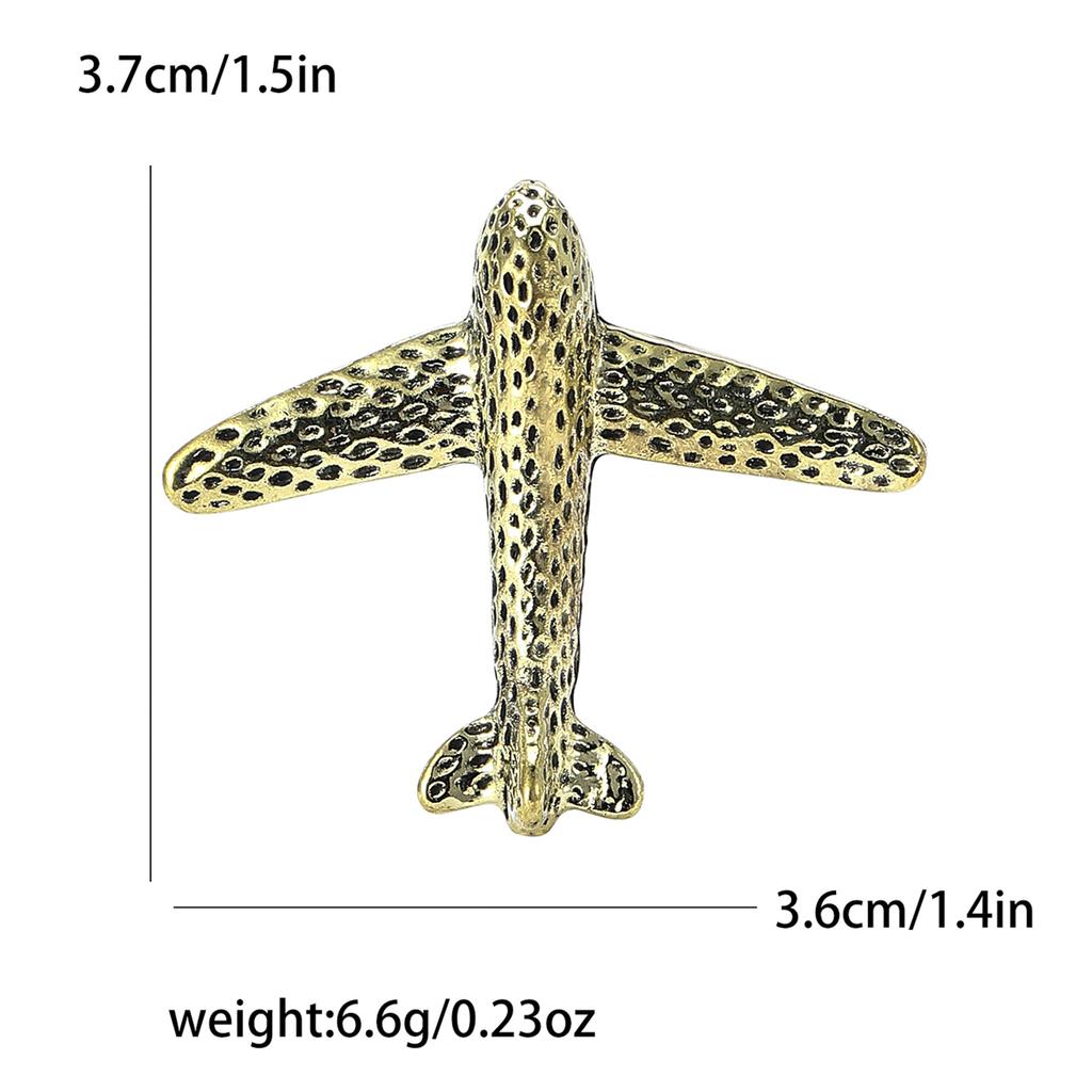 Japan And South Korea High-End Creative Alloy Smooth Plane Brooch Fashion Versatile Men'S And Women'S Suit Coat Corsage Jewelry Pin