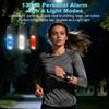 Four-Color Flashing Light Personal Alarm Rechargeable 130DB Loud Siren Safety Alarm Waterproof Strobe Light