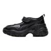 Pulsar Wedge Women Low Top Daily Casual Shoes Fabric Synthetic Leather Simple Comfort Mary Jane Wear-resistant Black 398677-02