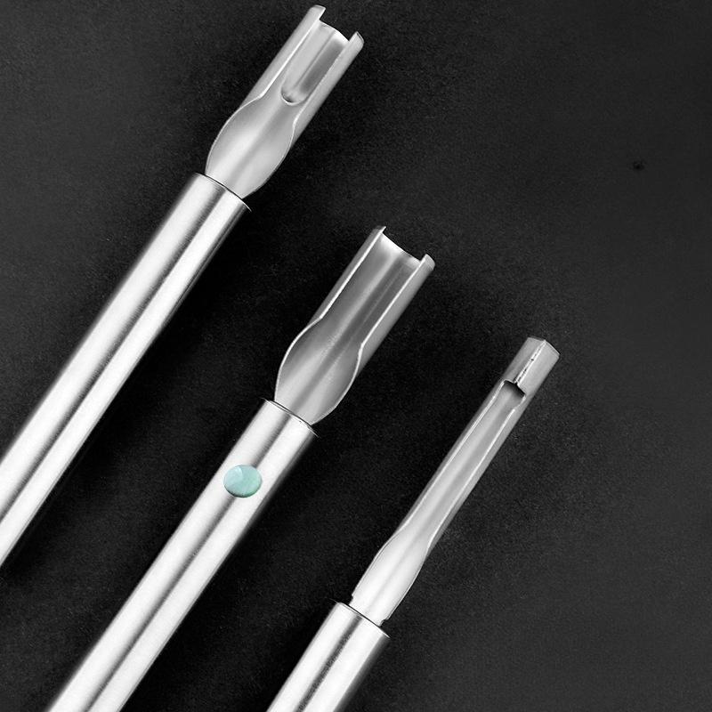 1 Stück Obst- und Gemüseschnitzmesser, Schnitzwerkzeug, Edelstahl-Schnitzmesser, Wassertropfenförmig Blütenblattförmig Gurke und Karotte