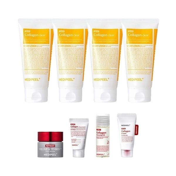 

Medipeel Vegan Vitamin Collagen Clear 120ml x4 + 4 Minis (Tox Cream, Ampoule, Cleansing Oil, Barrier Cream)