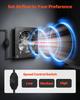 20.3 cm Exhaust Fan, 576 CFM High Velocity Wall Mount Vent Fan with Speed Control, Low Consumption, Portable Ventilation Extractor for