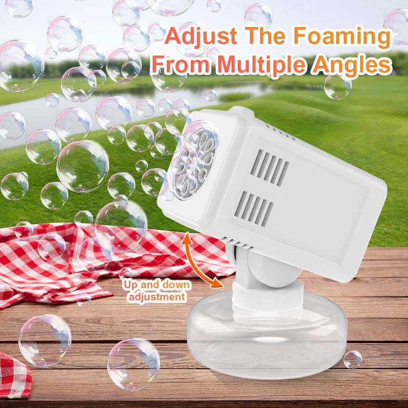 Knyysecq Landing Bubble Machine Automatic Spray Outdoor Wedding Children'S Game Bubble Machine Without Battery Bubble Water