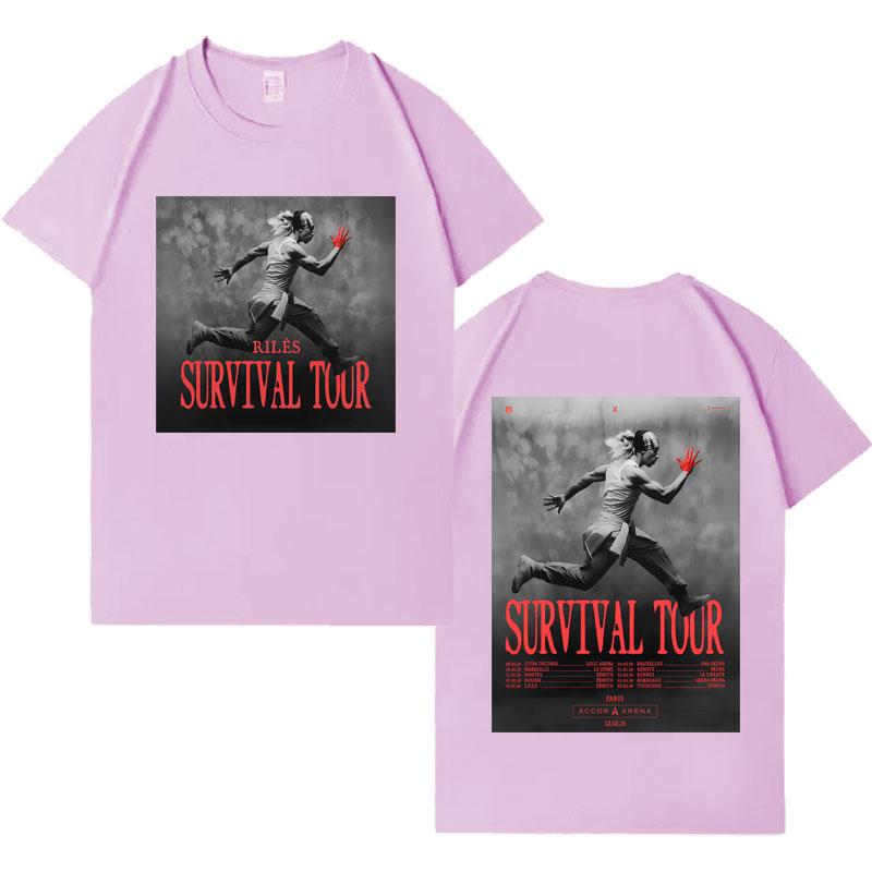 Singer Riles 2026 Harajuku Merch Short Sleeve Top Unisex High Quality pure Cotton Cozy Streetwear Luxury Casual Vintage T Shirt