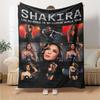 Shakira Print Flanelldecke Hohe Qualität Warm Bequem Decke für Alle Jahreszeiten Perfekt für Geschenke Heimdekoration
