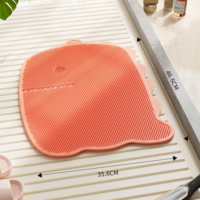 1PC Little Dinosaur Foot Rubbing Massage Artifact To Remove Dead Skin Artifact Bathroom Bath Mat Foot Stepping Foot Rubbing Foot Non-slip Floor Mat