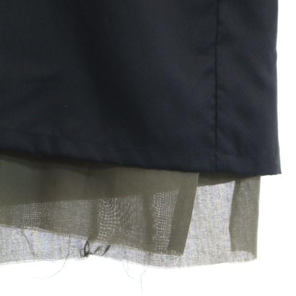 unused VAST222 20ss Short sleeve Layered Skipper Cut 2 black Men's Used