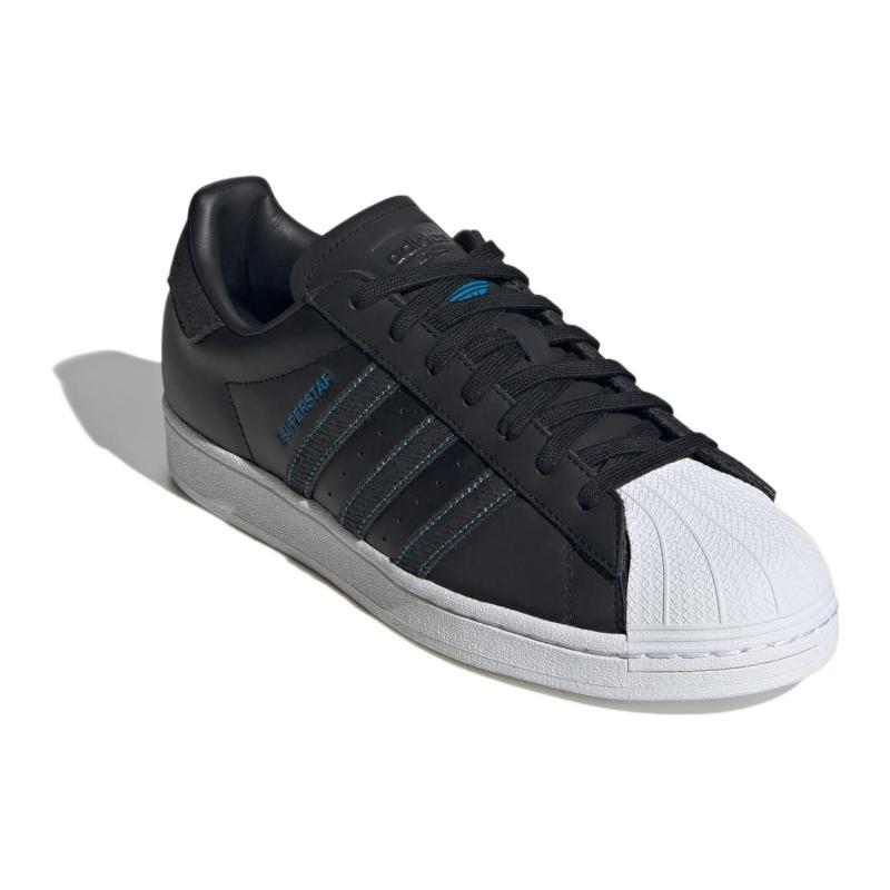 Adidas Originals Superstar Denim Pack - Czarne Jasnoniebieskie Trampki ID4687