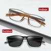Men Women Vintage Photochromic Glasses Smart Color Changing Tr90 Near Sight Eyeglasses New Fashion Outdoor Sports Sunglasses Quality