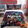 3pcs Duvet Cover Set (1*Duvet Cover + 2*Pillowcase, Without Core), Custom Name Final Fantasy Pattern Bedding Set, Home Bedroom Decor Gift