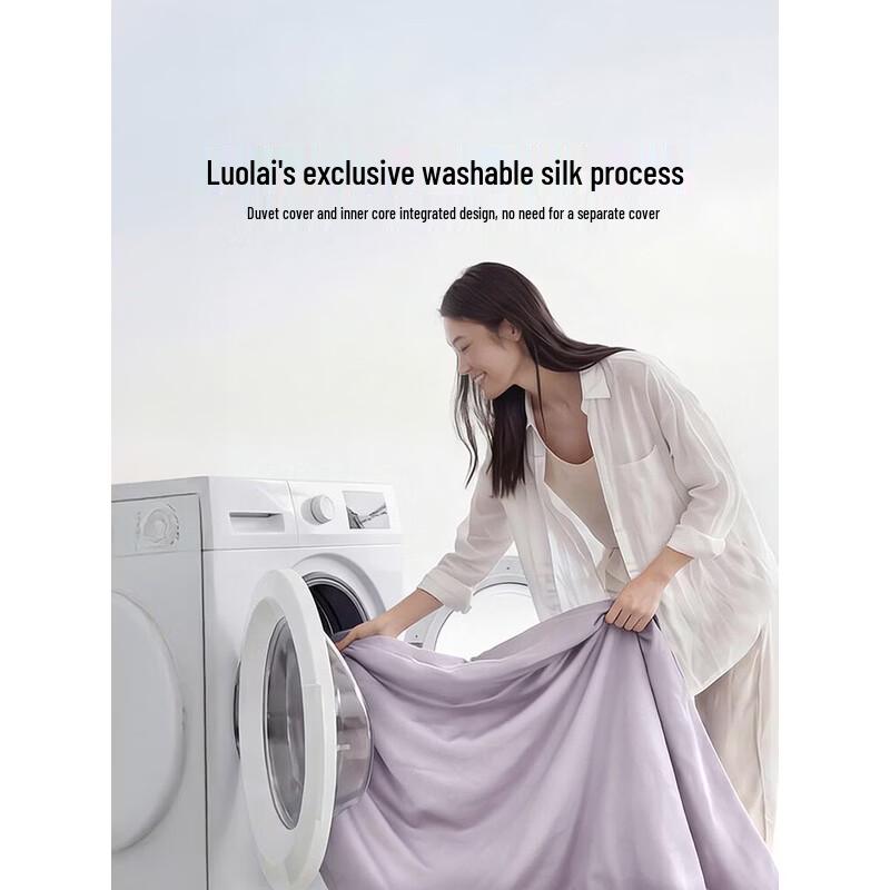 Luolai Home Textiles All-Season Washable Silk Quilt