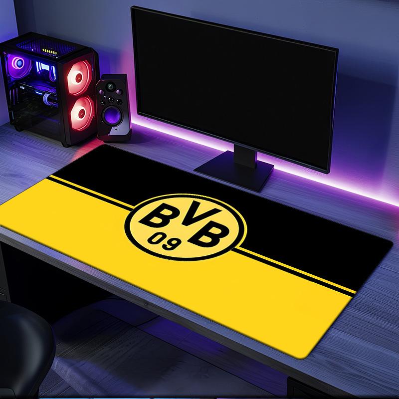 Bvb 09 Football Club mouse pad, rubber base, esports desk mat, mouse pad for gamers and office use, gaming desk , easy to clean mat