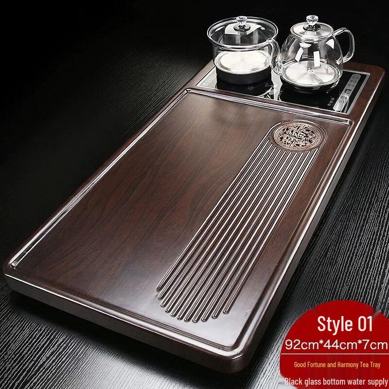 Jia Kang Ming Automatic Solid Wood Gongfu Tea Tray