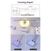 12V 5A LED Dimmer Switch Capacitive CCT Adjustable Touch Sensor Switch For Bathroom Mirror Light Backlight Decoration