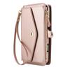 Per Custodia Portafoglio iPhone 17 Pro Max/Air/17 Pro, Porta Carte con Blocco RFID, Cover Magnetica Staccabile per Telefono con Tracolla