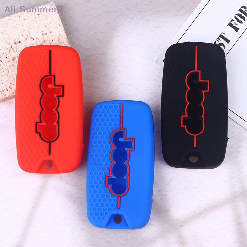 {Summer2} Silicone Key Shell Cover for Jeep Cherokee, Compass S, Renegade, Grand Commander, and ForJcuv Charger