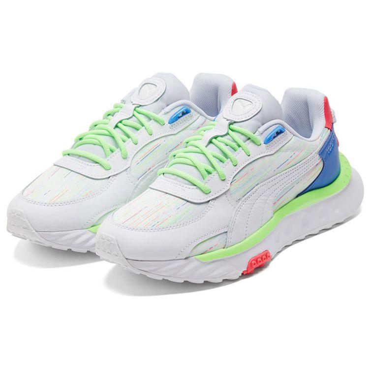 Puma Wild Rider Spectra Unisex White Bluemazing Green 382874-01