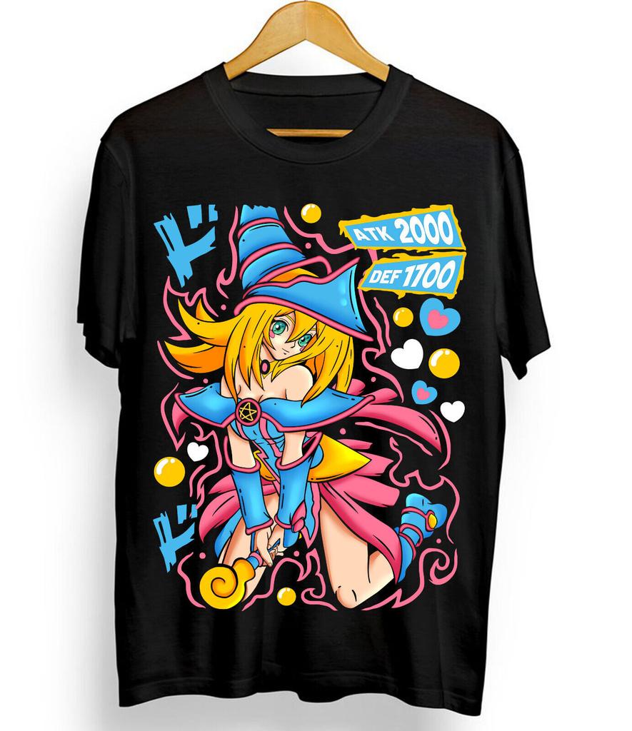Maga Oscura T-shirt Yu-Gi-Oh Chica Girl Anime Kawai Waifu Otaku Shirt All Size