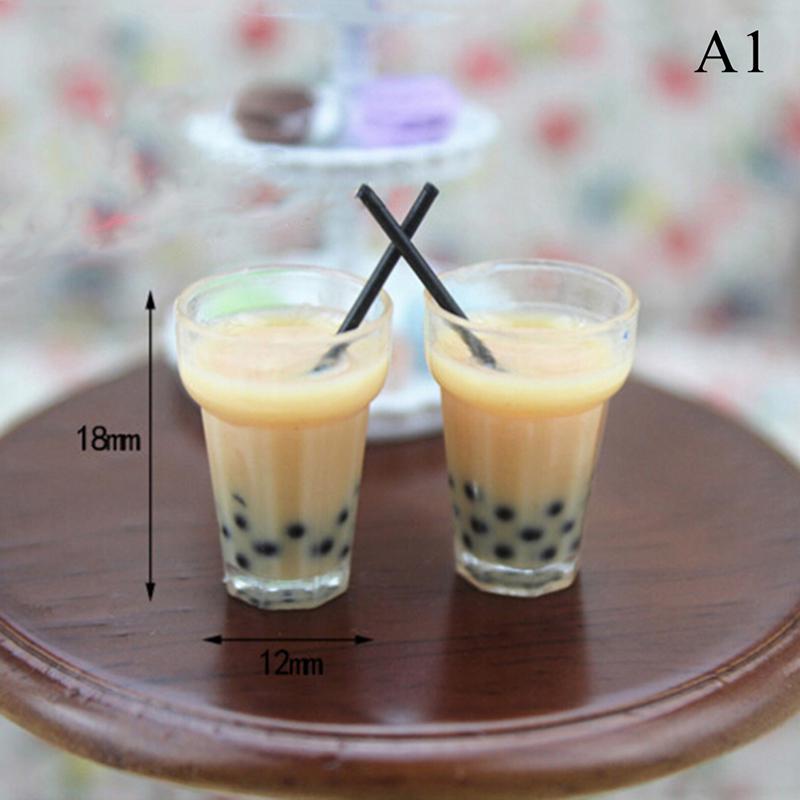 

1шт 1:12 Миниатюрная модель сцены для еды и игр в чайном ресторане коричневый