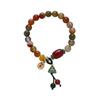 Fashion Chinese Style Natural Beads Ethnic Style Lotus Bracelet Women'S Jewelry Party Gift