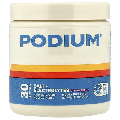 Podium Nutrition, Salt + Electrolytes, Strawberry, 5.71 Oz (162 G)