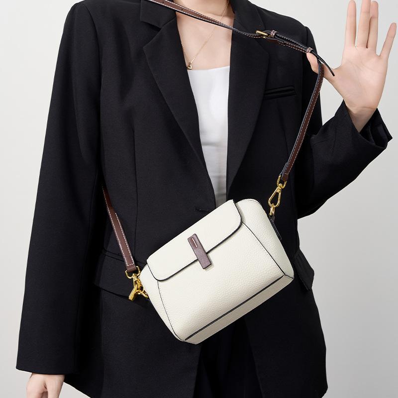 Genuine Leather Single-shoulder Bag Spring and Summer Design Sense Niche Bag Women's Small Bag Crossbody Bag