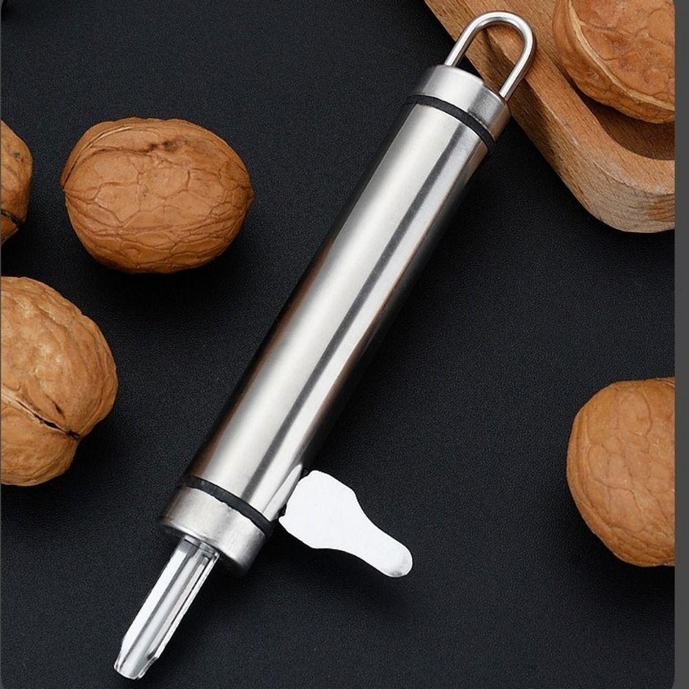 Manual Nut Opener Stainless Steel Hazelnut Sheller Multipurpose Pecan Tong Sheller for Home