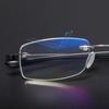Presbyopia Eyeglasses Rimless Hyperopia Eyewear Computer Eyeglasses Anti Blue Light Reading Glasses