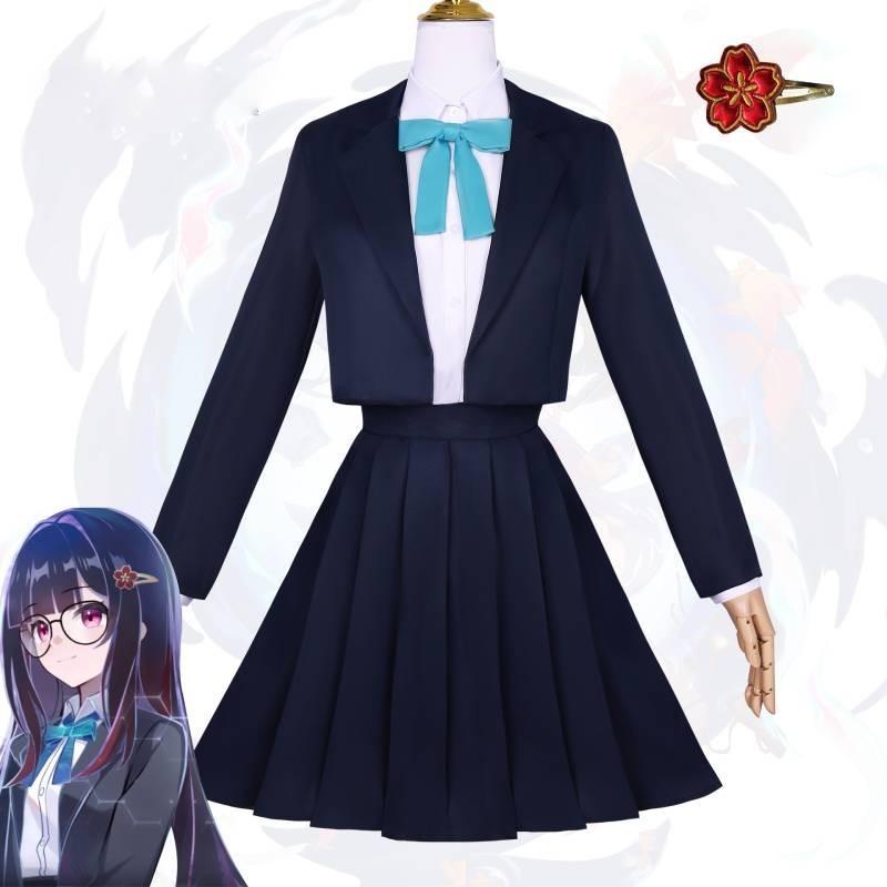 Flower Fire Cosplay Costume Iron Way School Uniform Jk Skirt Fool Cosplay