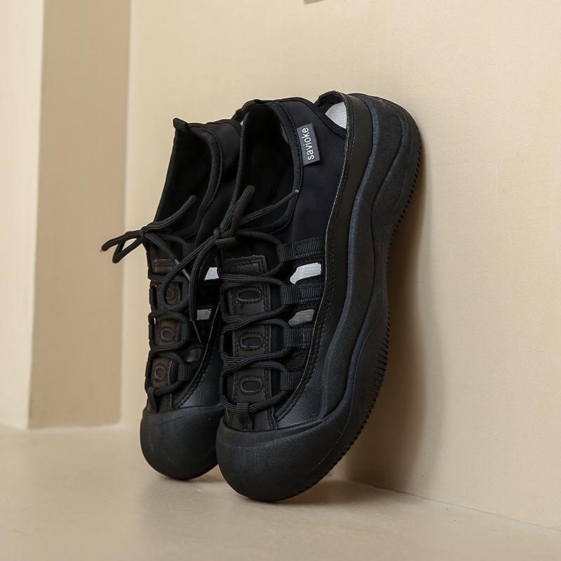 Hollow white shoes summer new female student casual sandals versatile canvas shoes women's shoes