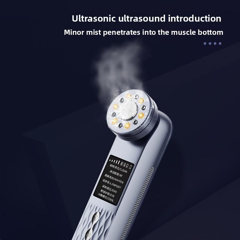 M99 Ultrasonic Ice Compress Beauty Instrument Household Cinema Grade Light Pattern Wrinkle Removal Lifting Firming Facial Massage Introducer