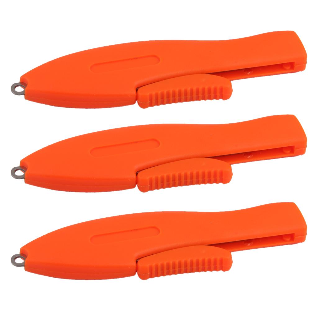 3 Pcs Stainless Steel Fishing Line Scissor Sewing String Cutter Snips