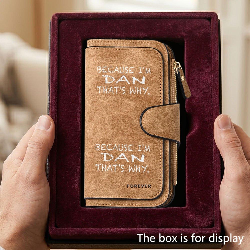 Simple solid color men's large-capacity wallet with business card slot and cash pocket, suitable for formal occasions and office use, a gift for