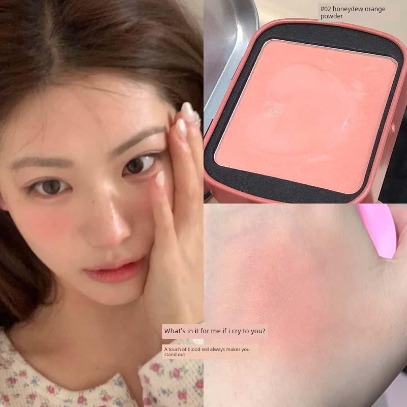 Monochrome Blusher 2025 New Arrival Matte Mashed Potatoes Texture Nature Expansion Color Rouge Repair Makeup Palette Genuine Goods