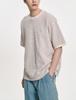CLEVER FIELD Striped Multi-Pique T-Shirt_Cream